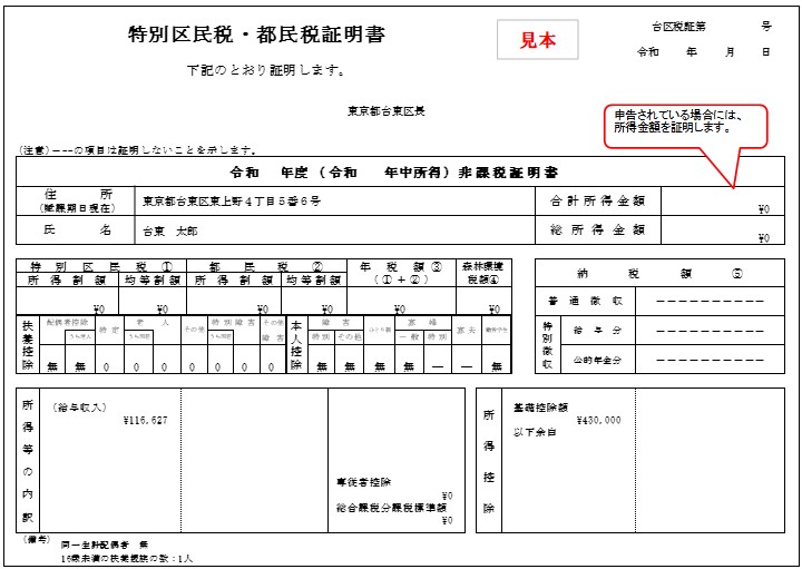 所得証明